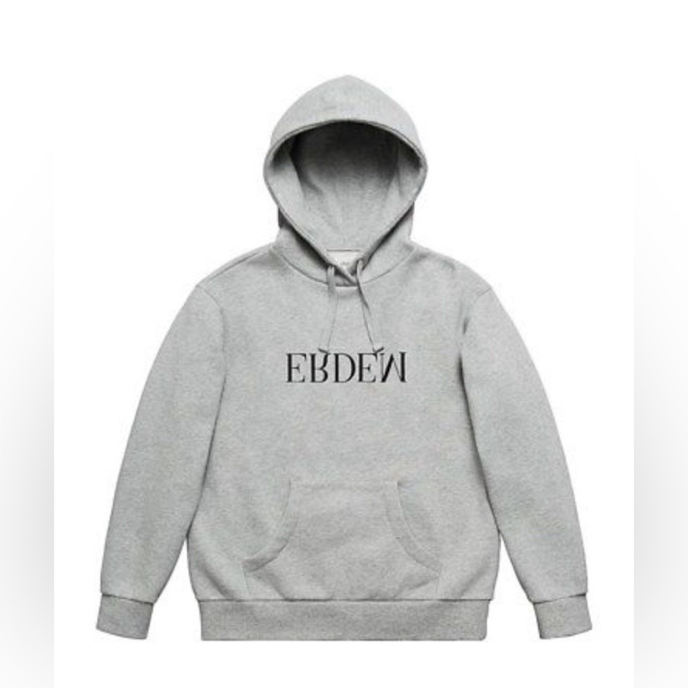 ERDEM x H&M pullover‎ Women’s Gray Cotton Hoodie Sweatshirt urban streetwear